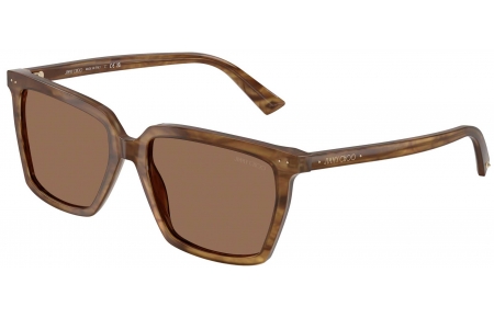 Gafas de Sol - Jimmy Choo - JC5051 - 508573  STRIPED BROWN // DARK BROWN
