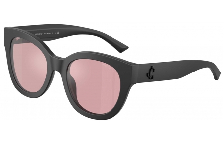 Gafas de Sol - Jimmy Choo - JC5053 - 50019L  MATTE BLACK // LIGHT VIOLET SILVER FLASH