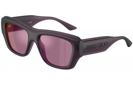 Gafas de Sol - Jimmy Choo - JC6003U - 5092LB  TRANSPARENT PLUM // VIOLET MIRROR PINK