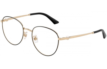 Monturas - Jimmy Choo - JC2013HD - 3010  BLACK PALE GOLD