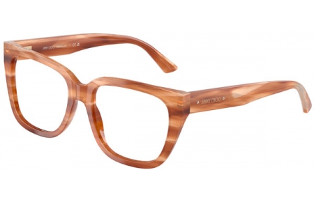 Monturas - Jimmy Choo - JC3019B - 5055  GLITTER BROWN HAVANA STRIPED