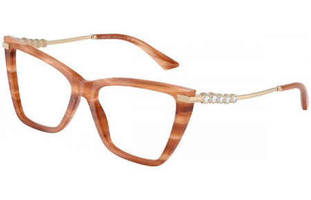 Monturas - Jimmy Choo - JC3020B - 5055  GLITTER BROWN HAVANA STRIPED