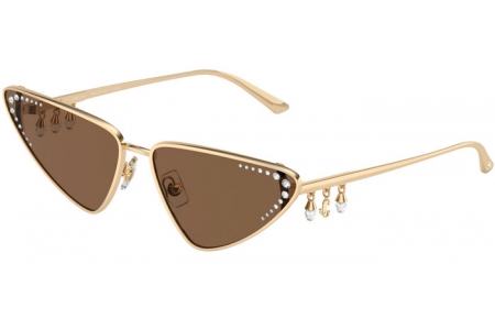 Sunglasses - Jimmy Choo - JC4001B - 300673  PALE GOLD // DARK BROWN