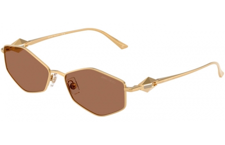Gafas de Sol - Jimmy Choo - JC4017 - 302373  GOLD // DARK BROWN