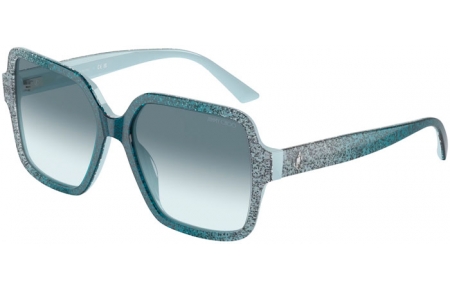 Sunglasses - Jimmy Choo - JC5005 - 504319  BLUE GRADIENT GLITTER // BLUE GRADIENT
