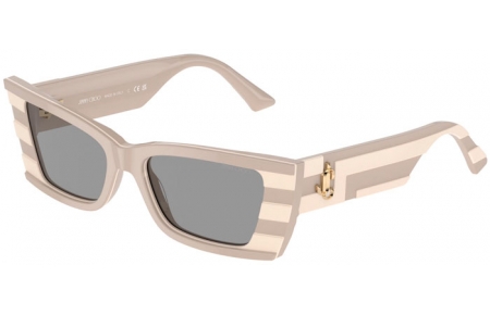 Lunettes de soleil - Jimmy Choo - JC5009 - 5030/1 BEIGE AND IVORY // GREY