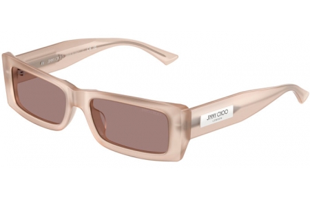 Gafas de Sol - Jimmy Choo - JC5040U - 50257N  OPAL BROWN TAUPE // PURPLE BROWN MIRROR SILVER