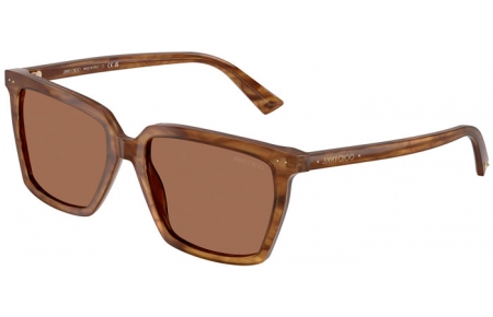 Gafas de Sol - Jimmy Choo - JC5051 - 508573  STRIPED BROWN // DARK BROWN