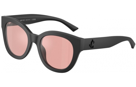 Gafas de Sol - Jimmy Choo - JC5053 - 50019L  MATTE BLACK // LIGHT VIOLET SILVER FLASH