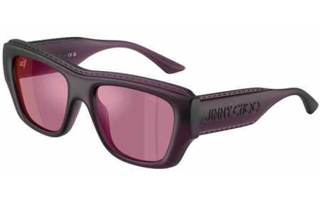 Gafas de Sol - Jimmy Choo - JC6003U - 5092LB  TRANSPARENT PLUM // VIOLET MIRROR PINK