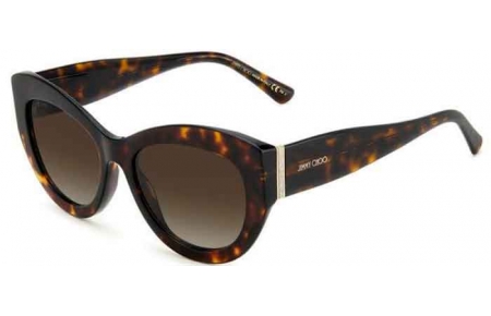 Gafas de Sol - Jimmy Choo - XENA/S - 086 (HA) DARK HAVANA // BROWN GRADIENT