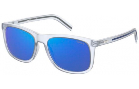 Sunglasses - Levi's - LV 5025/S - 2M4 (Z0) MATTE CRYSTAL // DARK BLUE MIRROR