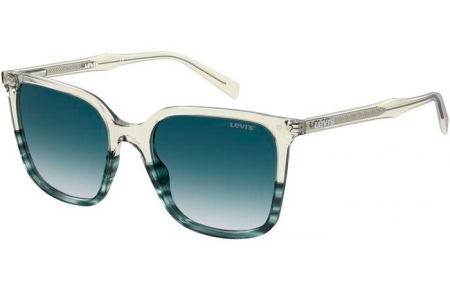 Sunglasses - Levi's - LV 5014/S - 517 (08) KHAKI HORN // DARK BLUE GRADIENT