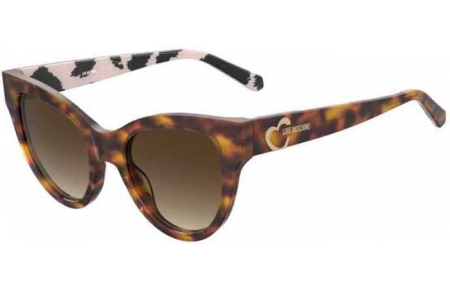 Gafas de Sol - Love Moschino - MOL053/S - 1NR (HA) HAVANA PATTERN BEIGE // BROWN GRADIENT