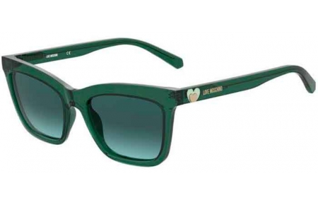 Lunettes de soleil - Love Moschino - MOL057/S - 1ED (EQ) GREEN // GREEN AQUA GRADIENT