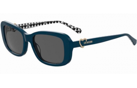 Sunglasses - Love Moschino - MOL060/S - PJP (IR) BLUE // GREY