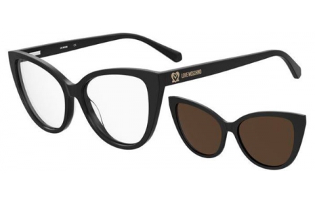Gafas de Sol - Love Moschino - MOL066/CS - 807 (70) BLACK // + CLIP ON BROWN