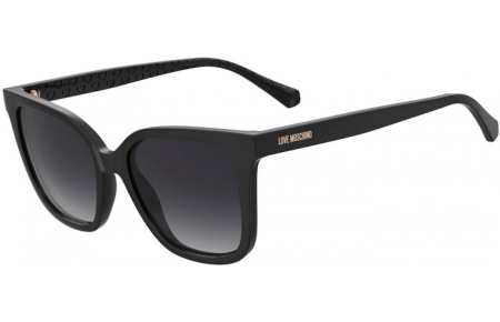 Sunglasses - Love Moschino - MOL077/S - 807 (9O) BLACK // DARK GREY GRADIENT