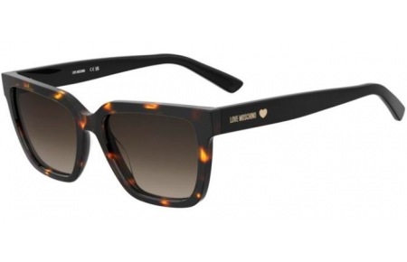 Sunglasses - Love Moschino - MOL087/S - 086 (HA) HAVANA // BROWN GRADIENT
