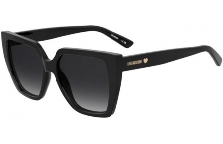 Sunglasses - Love Moschino - MOL088/S - 807 (9O) BLACK // DARK GREY GRADIENT