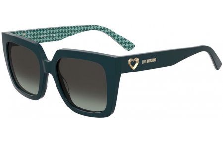 Gafas de Sol - Love Moschino - MOL099/S - 6HO (IB) GREEN PATTERNED // GREY GRADIENT GREEN