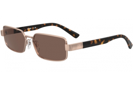 Gafas de Sol - Love Moschino - MOL100/S - DDB (4S) GOLD COPPER // BURGUNDY