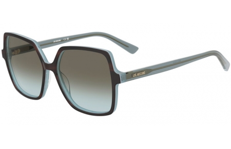 Gafas de Sol - Love Moschino - MOL102/S - OFD (BC) HAVANA TEAL // BROWN GRADIENT GREEN