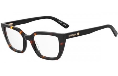 Lunettes de vue - Love Moschino - MOL656 - 086 HAVANA