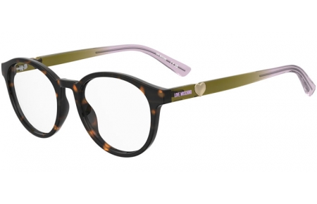 Lunettes de vue - Love Moschino - MOL683 - 086 DARK HAVANA