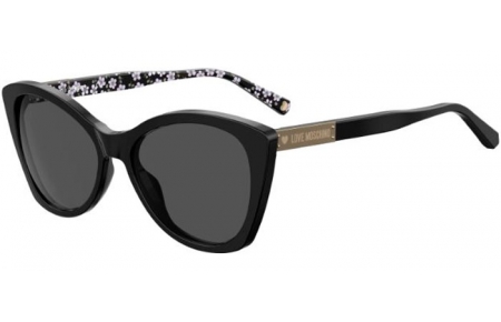 Sunglasses - Love Moschino - MOL031/S - 807 (IR) BLACK // GREY