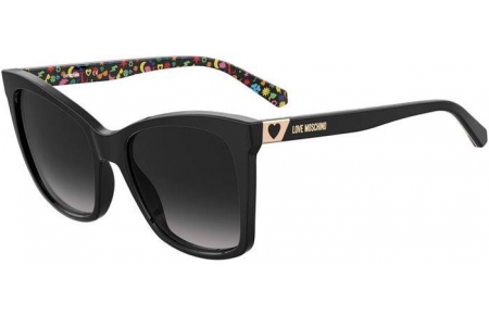 Gafas de Sol - Love Moschino - MOL034/S - 807 (90) BLACK // DARK GREY GRADIENT