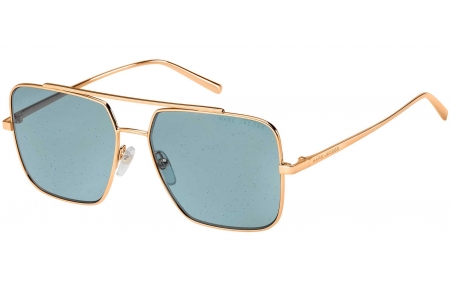 Gafas de Sol - Marc Jacobs - MARC 486/S - DDB (HM) GOLD COPPER // BLUE GLITTER