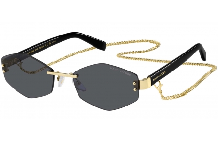 Gafas de Sol - Marc Jacobs - MARC 496/S AIR - RHL (IR) GOLD BLACK // GREY
