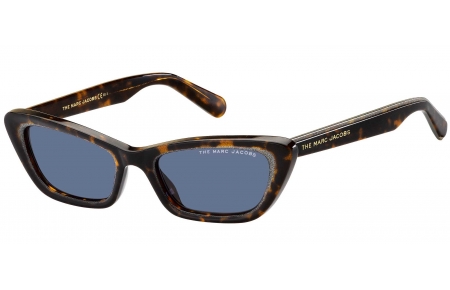 Gafas de Sol - Marc Jacobs - MARC 499/S - DXH (KU) HAVANA GLITTER // BLUE GREY