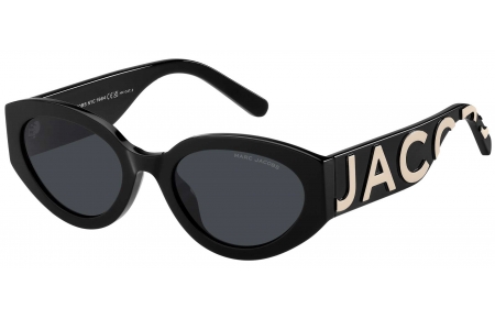 Gafas de Sol - Marc Jacobs - MARC 694/G/S - 80S (2K) BLACK WHITE // DARK GREY