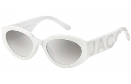 Gafas de Sol - Marc Jacobs - MARC 694/G/S - HYM (IC) WHITE GREY // GREY MIRROR SILVER