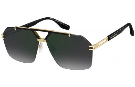 Gafas de Sol - Marc Jacobs - MARC 837/S - RHL (NU) GOLD BLACK // GREY GRADIENT GREEN MIRROR