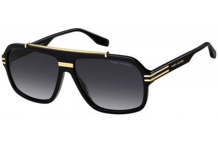 Gafas de Sol - Marc Jacobs - MARC 840/S - 2M2 (9O) BLACK GOLD // DARK GREY GRADIENT