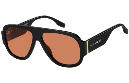 Gafas de Sol - Marc Jacobs - MARC 843/S - 8LZ (W7) BLACK // ORANGE