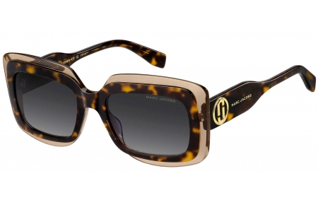 Gafas de Sol - Marc Jacobs - MARC 850/S - XLT (9O) HAVANA BEIGE // DARK GREY GRADIENT