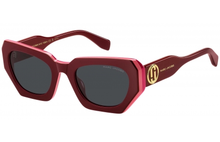 Gafas de Sol - Marc Jacobs - MARC 851/S - DHV (IR) BORDEAUX PINK // GREY