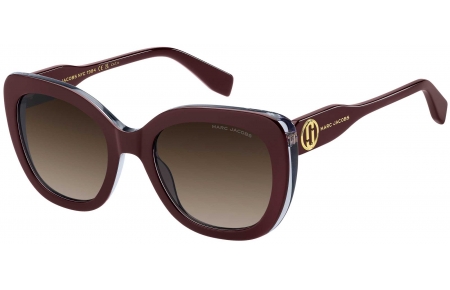 Gafas de Sol - Marc Jacobs - MARC 852/S - LHF (HA) OPAL BORDEAUX // BROWN GRADIENT