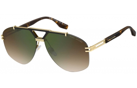 Gafas de Sol - Marc Jacobs - MARC 873/S - RHL (CS) GOLD BLACK // GREEN GRADIENT MIRROR