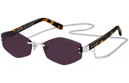Lunettes de soleil - Marc Jacobs - MARC 496/S AIR - GME (UR) PALLADIUM VIOLET // VIOLET