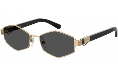Lunettes de soleil - Marc Jacobs - MARC 496/S - J5G (IR) GOLD // GREY