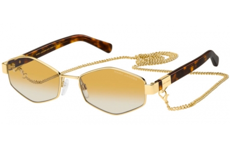 Lunettes de soleil - Marc Jacobs - MARC 496/S - LPE (06) GOLD // YELLOW GRADIENT