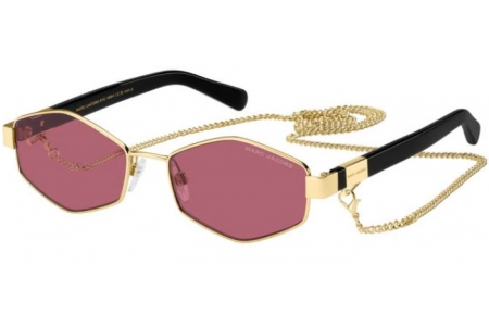 Sunglasses - Marc Jacobs - MARC 496/S - Y11 (VC) GOLD RED // PINK ANTIREFLECTION