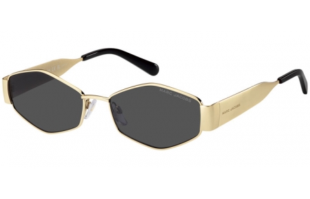 Gafas de Sol - Marc Jacobs - MARC 496/SHINY - RHL (IR) GOLD BLACK // GREY