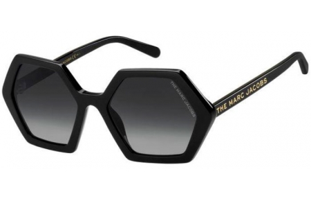 Sunglasses - Marc Jacobs - MARC 521/S - 807 (9O) BLACK // DARK GREY GRADIENT