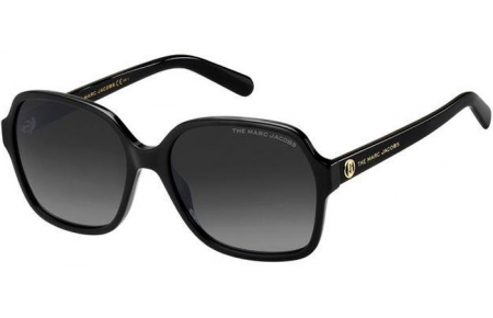 Sunglasses - Marc Jacobs - MARC 526/S - 807 (90) BLACK // DARK GREY GRADIENT